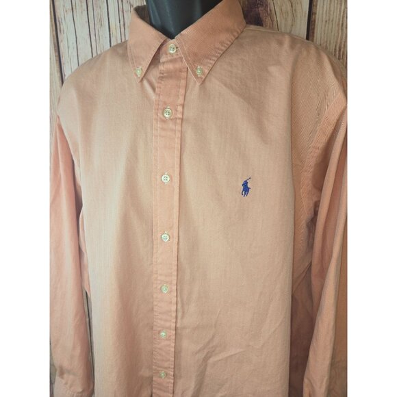 Ralph Lauren Mens Classic Fit Dress Shirt 17.5/34-35 XL - Picture 4 of 8